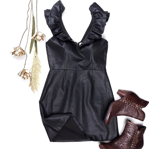 Saylor Anthropologie Rayon Blend Sweetheart Dress Size Med - Picture 2 of 16